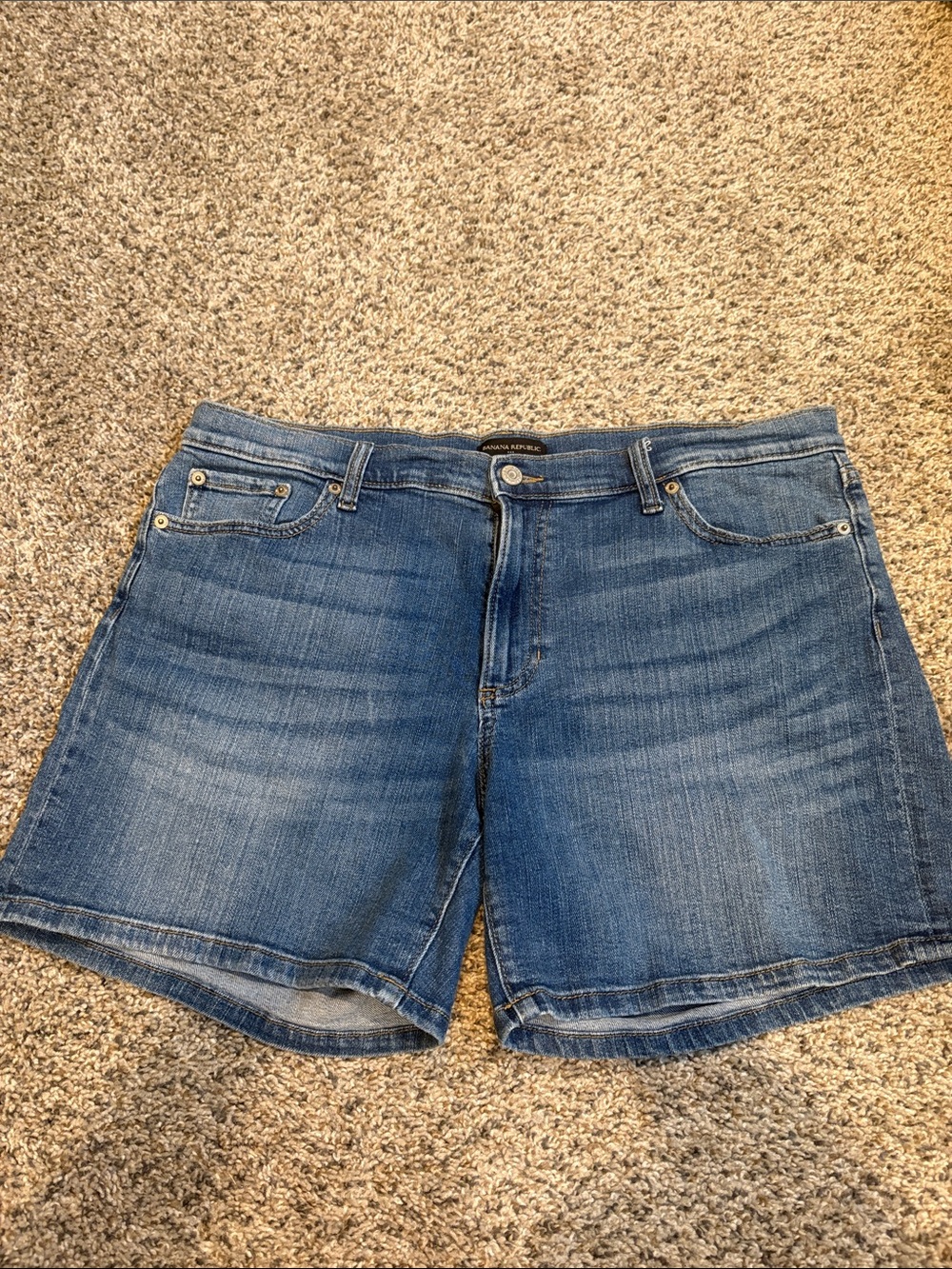 Banana Republic Blue Denim Jean Shorts